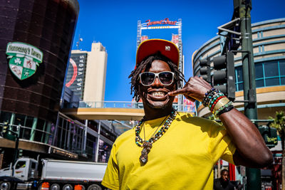 Portrait of a smiling young man
