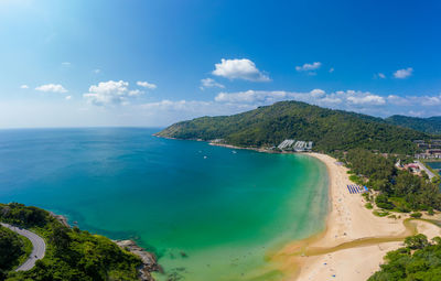 Koh yao noi, phuket, thailand panoramic view aerial drone uav tropical paradise ko yao noii thai 