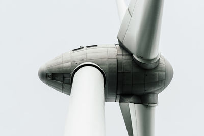 Low angle view of tower against clear sky