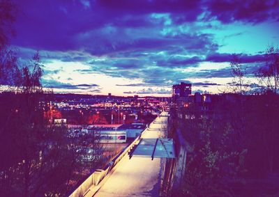 View of cityscape against sky