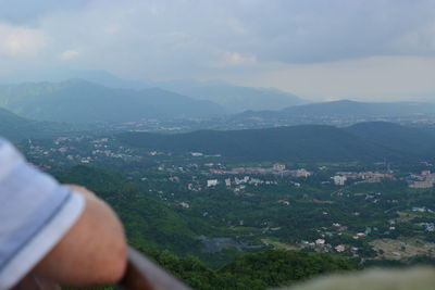 Aerial view of sea