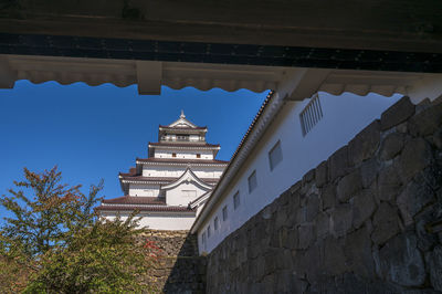 Low angle view of building against sky