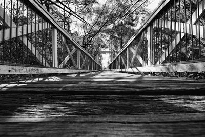 Footbridge over river