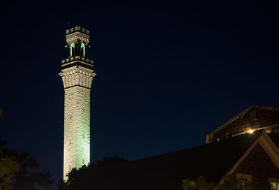 Low angle view of building against clear sky