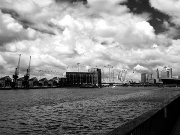 River with buildings in background