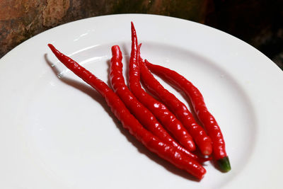 Photo of red chilies, chilies are included in the category of spices to give a spicy taste
