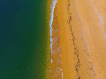 Close-up of sand on beach