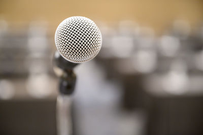 Close-up of lighting equipment