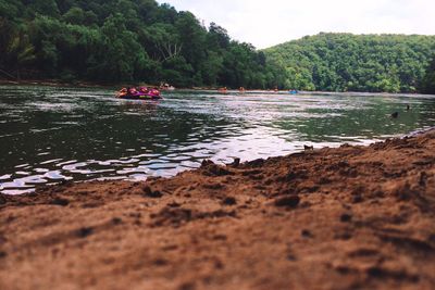 Scenic view of lake