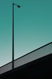 Low angle view of bridge against sky