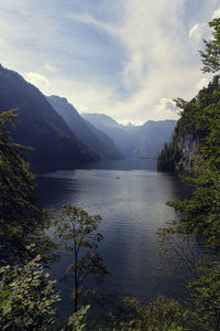 View to the königssee, bavaria, germany