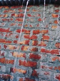 Full frame shot of brick wall