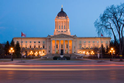 View of building at night