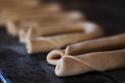 Detail shot of bread