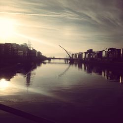 River at sunset