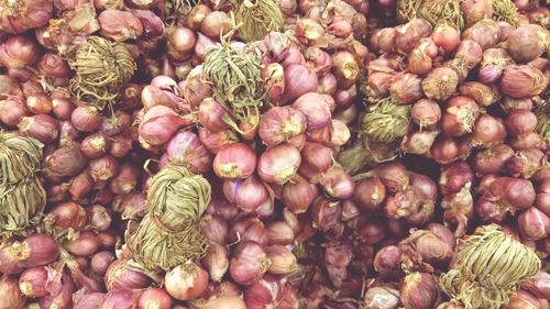 Full frame shot of vegetables for sale at market stall