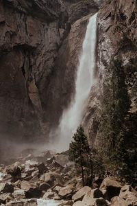 View of waterfall