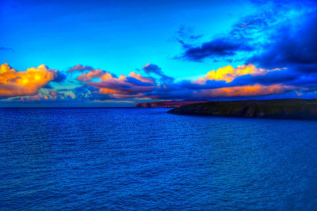 Scenic view of sea during sunset | ID: 151742803
