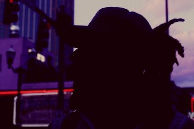 Woman looking at camera