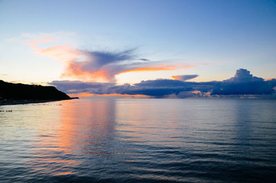 Idyllic shot of sea against sky