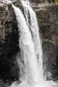 Close-up of waterfall