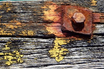 Close-up of rusty metal