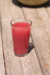 Close-up of drink on table