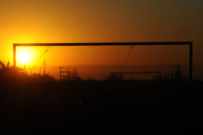 Scenic view of sky at sunset