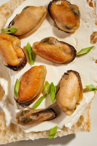 Close-up of food in plate