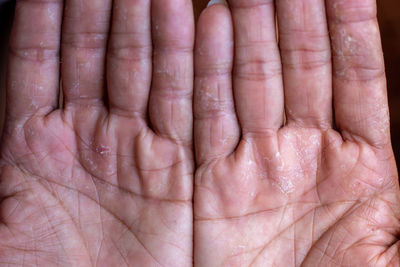 Close-up of human hand