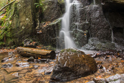 View of waterfall