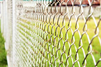 Close-up of chainlink fence