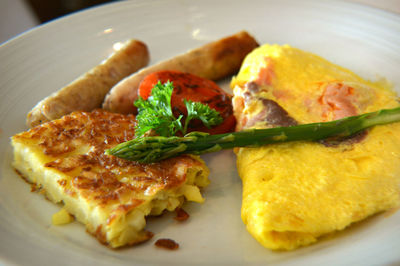 Close-up of food on plate