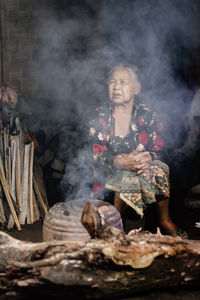 Women preparing food