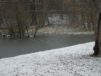 Snow covered landscape