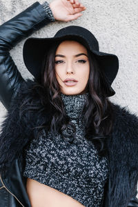 Portrait of beautiful young woman