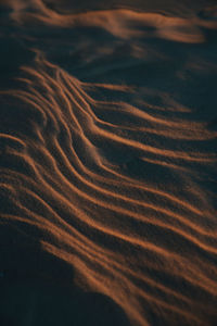 Full frame shot of sand at beach