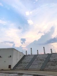 Low angle view of building against sky