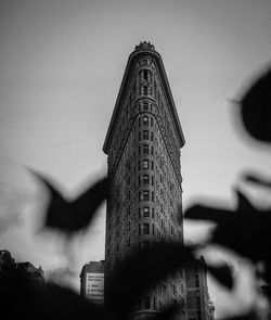 Low angle view of tower against sky