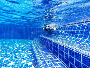 Swimming pool in sea