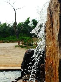 Scenic view of mountains