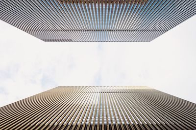 Low angle view of modern building