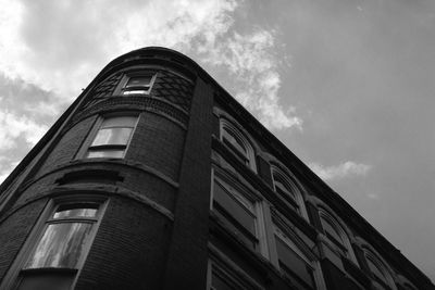 Low angle view of building against sky