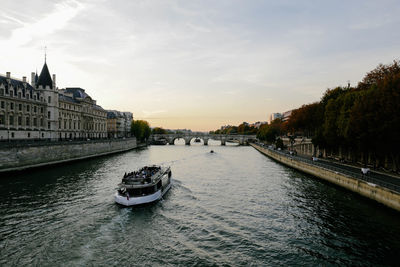 View of buildings at waterfront