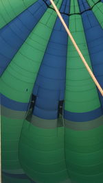 Low angle view of hot air balloon