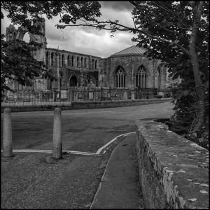 Footpath leading to built structure