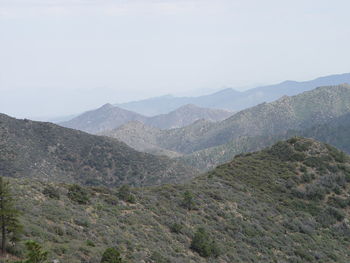 Scenic view of mountains