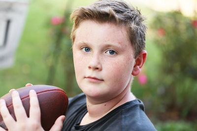 Portrait of young woman