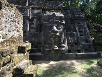 Statue of historic temple