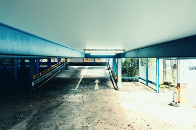 Empty road against sky